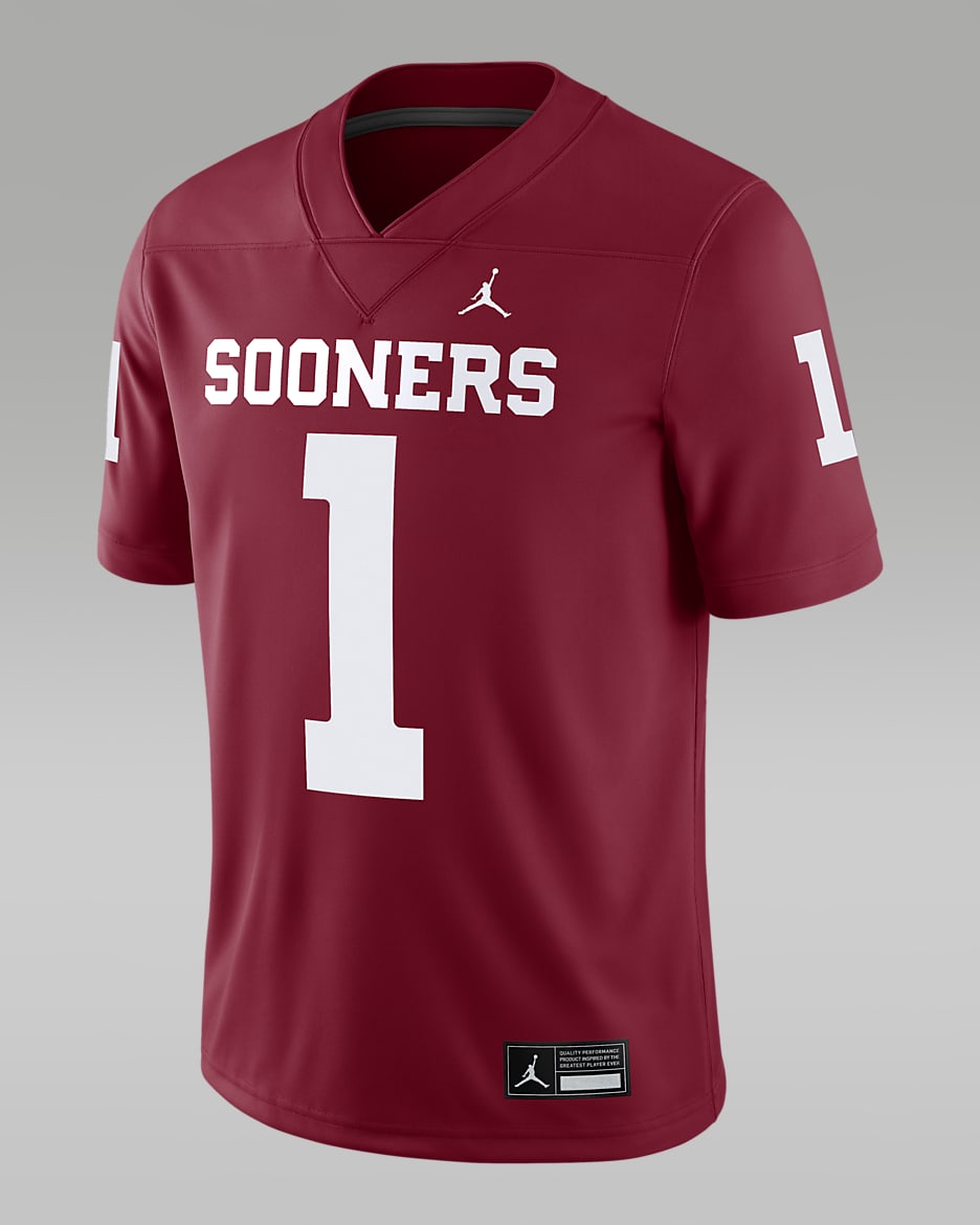 Oklahoma Sooners Men s Nike Dri FIT College Game Jersey